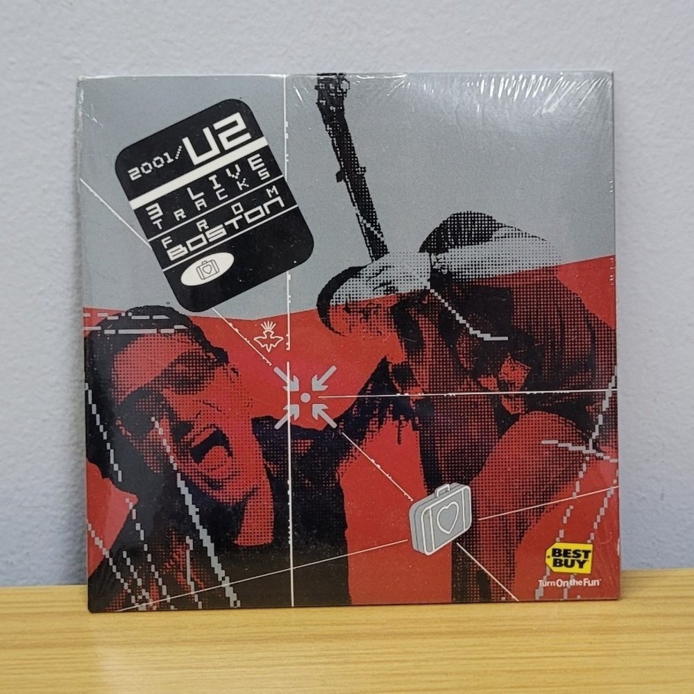 U2 3 Live Tracks from Boston CD 2001 Interscope Records Promo Best Buy Sealed